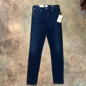 Citizens of humanity size 28 high rise skinny dark wash Chrissy